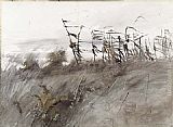Andrew Wyeth Canvas Paintings - November First